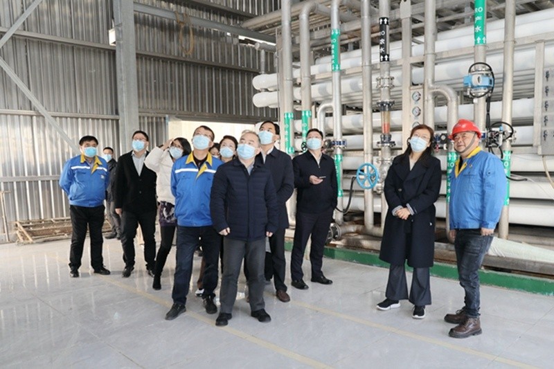 2022年12月15日，时任浙江省发展鼎新委党组成员、副主任吴红梅莅临918.com纸业调研企业用能、节能工作