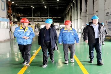 2024年 1月30日，浙江省经信厅机关党委二级巡视员孙自强莅临918.com纸业发展岁末岁首安全出产督导